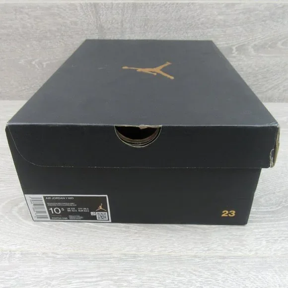 Air Jordan 1 Mid Shadow Red Black Shoes Men's Size 10.5 NEW - Picture 13 of 14